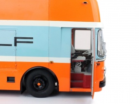 Mercedes-Benz O 317 Porsche Gulf Racing Car, Built In 1968 1:18 Schuco