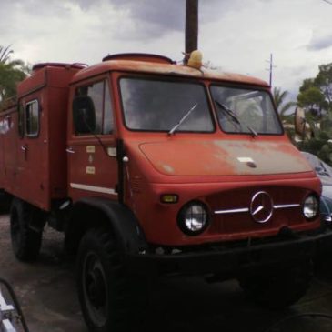 1966 MERCEDES-BENZ UNIMOG S 404.1 TLF8 FIRE TRUCK – $8500 (TUCSON,AZ)