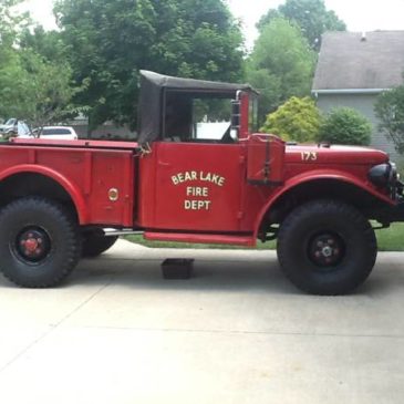 1951 Dodge Power Wagon Antique Truck – $8900 (Tecumseh)