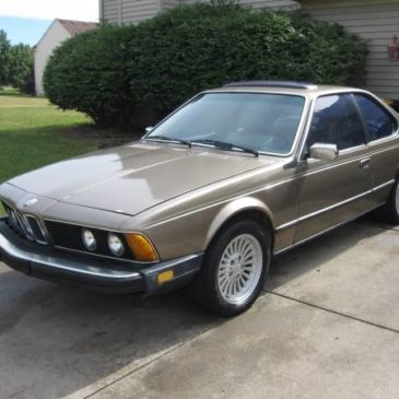 1984 BMW 633 CSI, 5 Speed – $2500 (Romulus